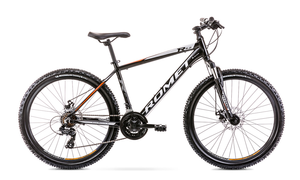 Фотографія Велосипед ROMET Rambler R6.2 26" 2021, розмір L, black